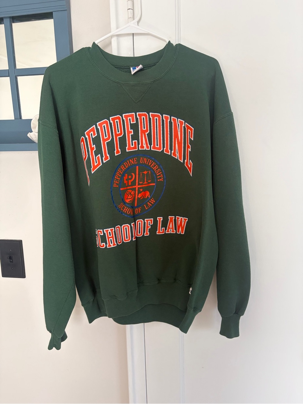 Russell Athletic Forest Green Pepperdine School of Law Crewneck Sweatshirt